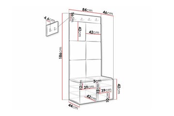 Dunvegan Highboard Black - Förvaring - Skåp - Förvaringsskåp