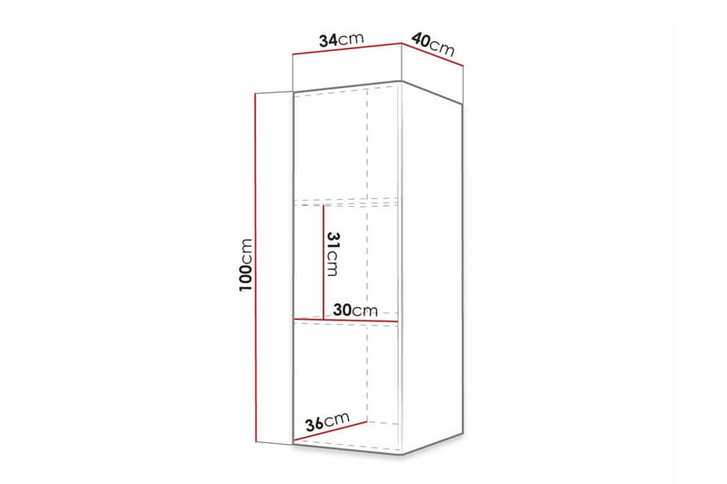 Dunvegan Highboard Black - Förvaring - Skåp - Förvaringsskåp
