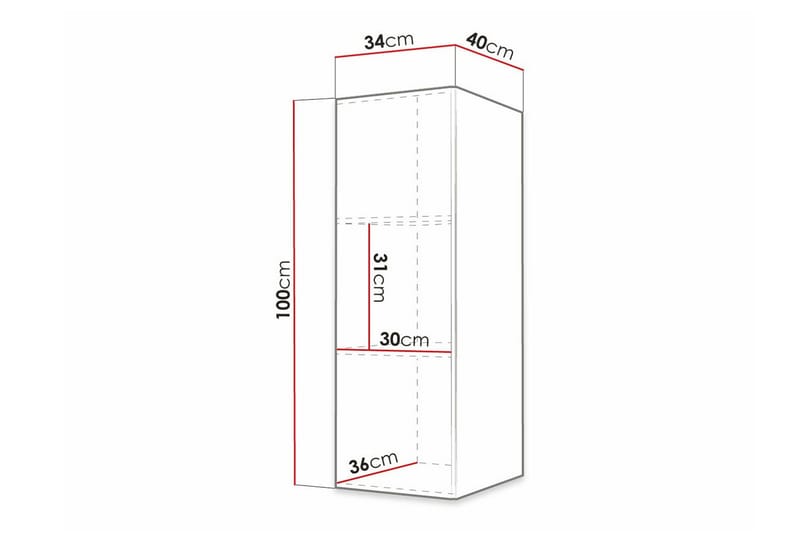 Dunvegan Highboard Black - Förvaring - Skåp - Förvaringsskåp