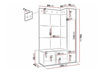 Dunvegan Highboard Black - Förvaring - Skåp - Förvaringsskåp