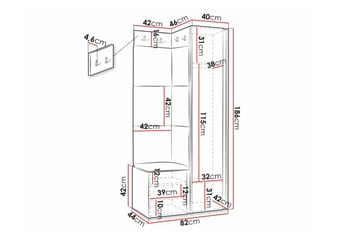 Dunvegan Highboard Black - Förvaring - Skåp - Förvaringsskåp