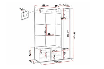 Dunvegan Highboard Black - Förvaring - Skåp - Förvaringsskåp