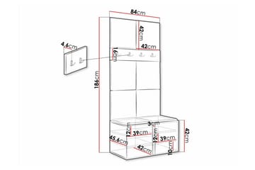 Dunvegan Highboard - Brun - Förvaring - Skåp - Förvaringsskåp