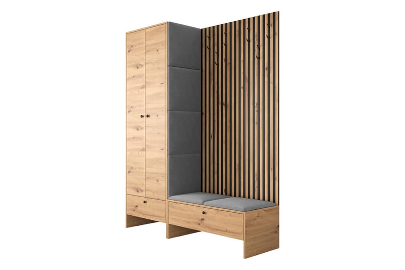 Dunvegan Highboard - Grå - Förvaring - Skåp - Förvaringsskåp