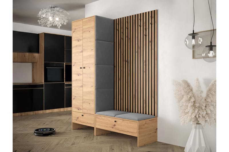 Dunvegan Highboard - Grå - Förvaring - Skåp - Förvaringsskåp