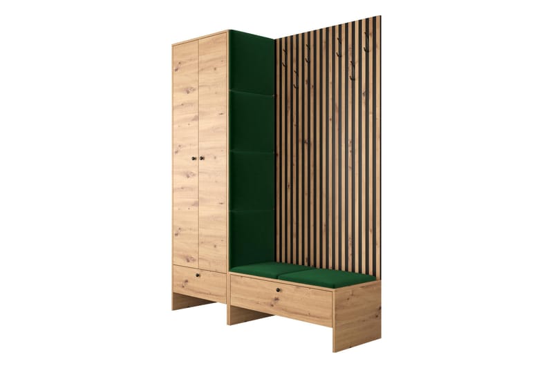 Dunvegan Highboard - Grön - Förvaring - Skåp - Förvaringsskåp