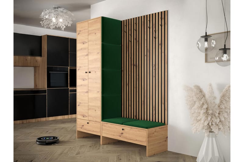 Dunvegan Highboard - Grön - Förvaring - Skåp - Förvaringsskåp