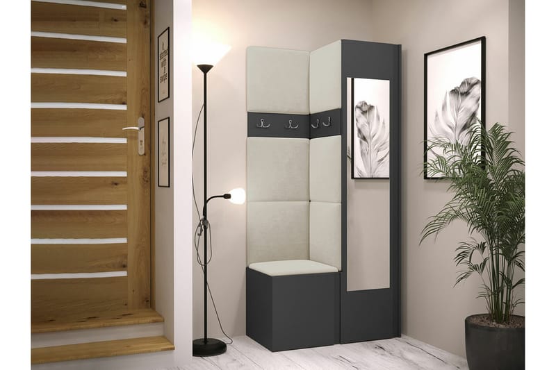Dunvegan Highboard - Grafitgrå - Förvaring - Skåp - Förvaringsskåp