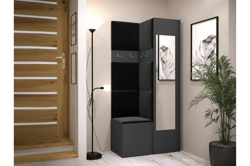 Dunvegan Highboard - Grafitgrå - Förvaring - Skåp - Förvaringsskåp