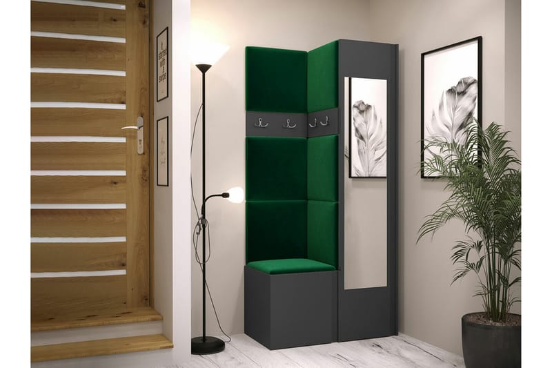 Dunvegan Highboard - Grafitgrå - Förvaring - Skåp - Förvaringsskåp