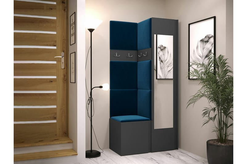 Dunvegan Highboard - Grafitgrå - Förvaring - Skåp - Förvaringsskåp