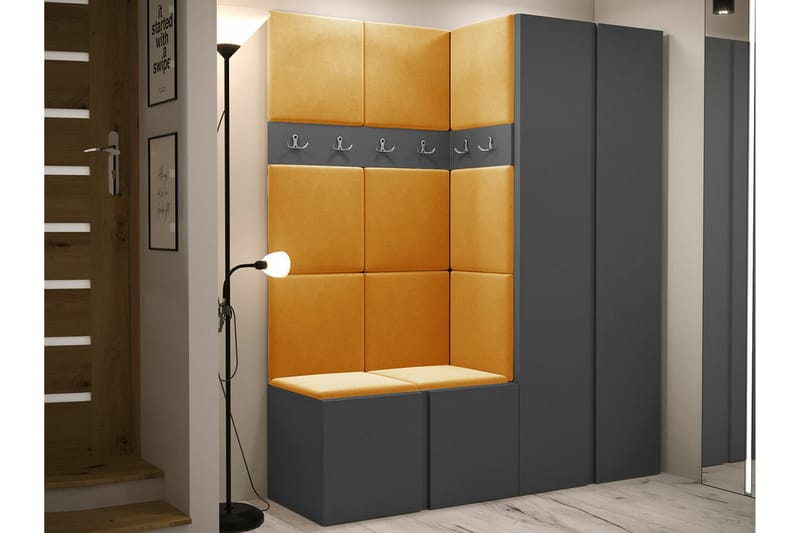 Dunvegan Highboard - Grafitgrå - Förvaring - Skåp - Förvaringsskåp