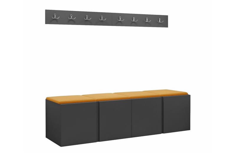 Dunvegan Highboard - Grafitgrå - Förvaring - Skåp - Förvaringsskåp