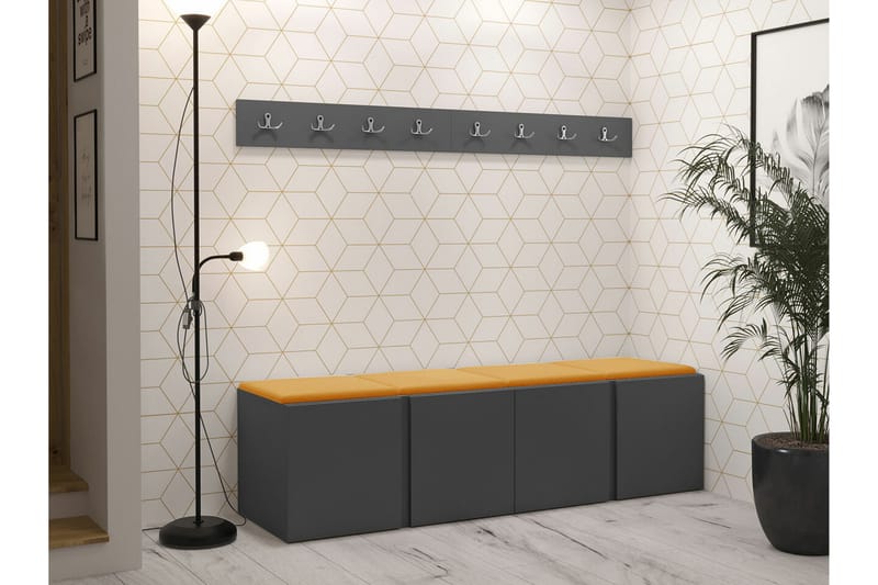 Dunvegan Highboard - Grafitgrå - Förvaring - Skåp - Förvaringsskåp