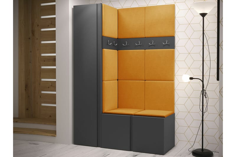 Dunvegan Highboard - Grafitgrå - Förvaring - Skåp - Förvaringsskåp