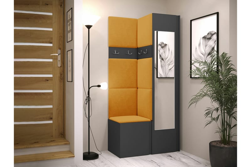 Dunvegan Highboard - Grafitgrå - Förvaring - Skåp - Förvaringsskåp