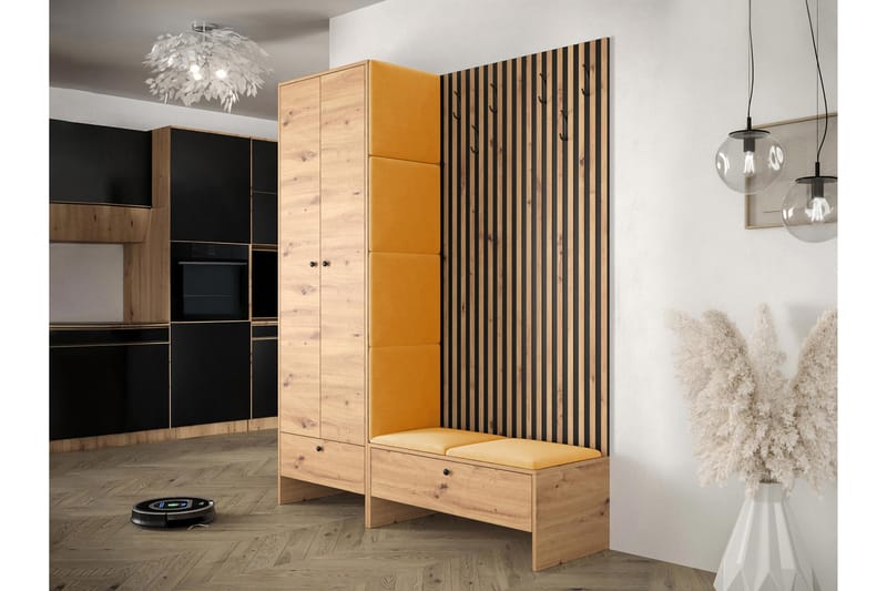 Dunvegan Highboard - Gul - Förvaring - Skåp - Förvaringsskåp