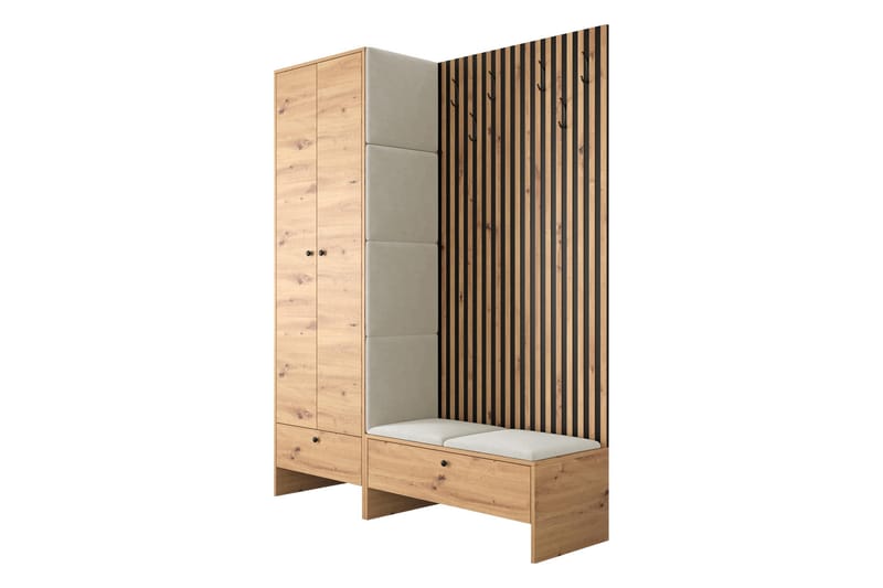 Dunvegan Highboard - Ljusbrun - Förvaring - Skåp - Förvaringsskåp