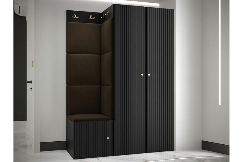 Dunvegan Highboard - Svart - Förvaring - Skåp - Förvaringsskåp