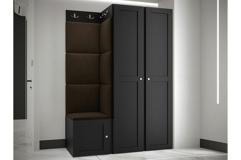 Dunvegan Highboard - Svart - Förvaring - Skåp - Förvaringsskåp