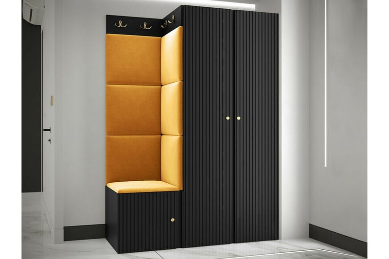 Dunvegan Highboard - Svart - Förvaring - Skåp - Förvaringsskåp