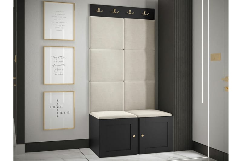 Dunvegan Highboard - Svart - Förvaring - Skåp - Förvaringsskåp