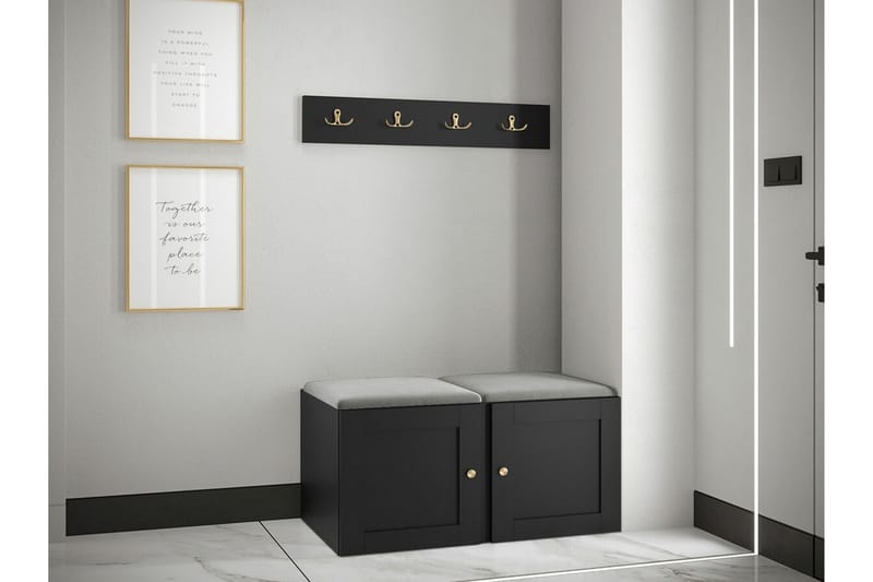 Dunvegan Highboard - Svart - Förvaring - Skåp - Förvaringsskåp