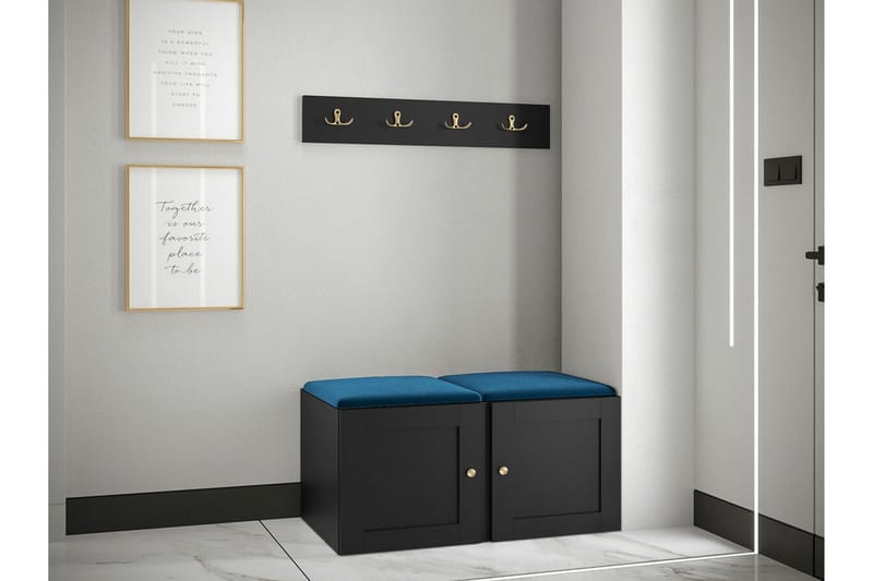 Dunvegan Highboard - Svart - Förvaring - Skåp - Förvaringsskåp