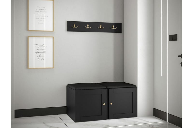 Dunvegan Highboard - Svart - Förvaring - Skåp - Förvaringsskåp