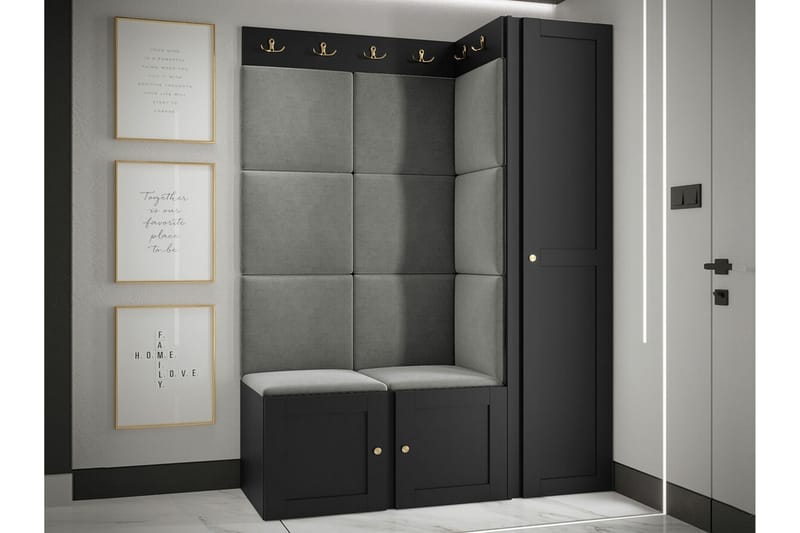 Dunvegan Highboard - Svart - Förvaring - Skåp - Förvaringsskåp