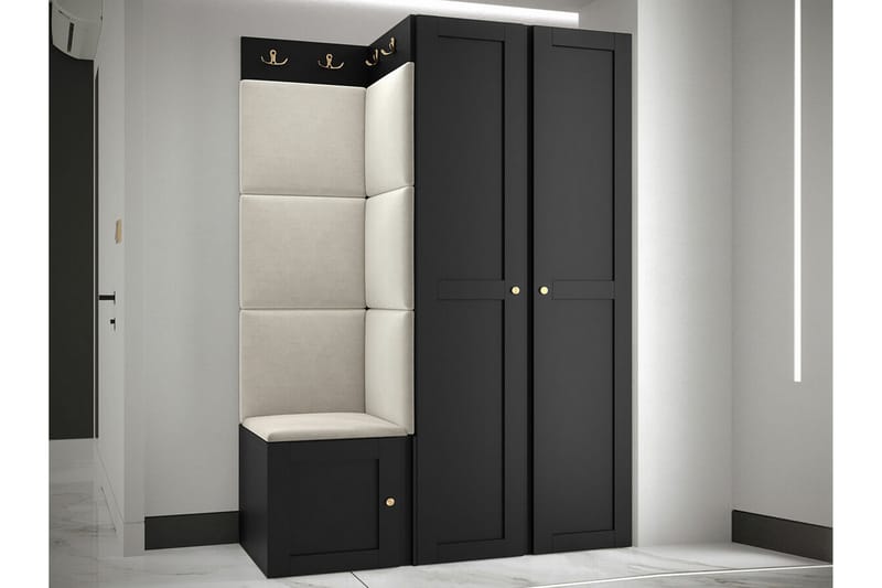 Dunvegan Highboard - Svart - Förvaring - Skåp - Förvaringsskåp