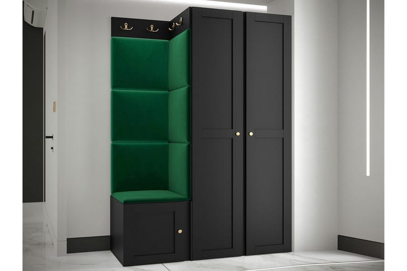 Dunvegan Highboard - Svart - Förvaring - Skåp - Förvaringsskåp
