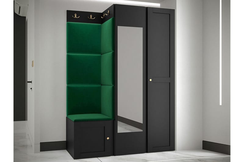 Dunvegan Highboard - Svart - Förvaring - Skåp - Förvaringsskåp