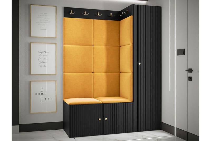 Dunvegan Highboard - Svart - Förvaring - Skåp - Förvaringsskåp