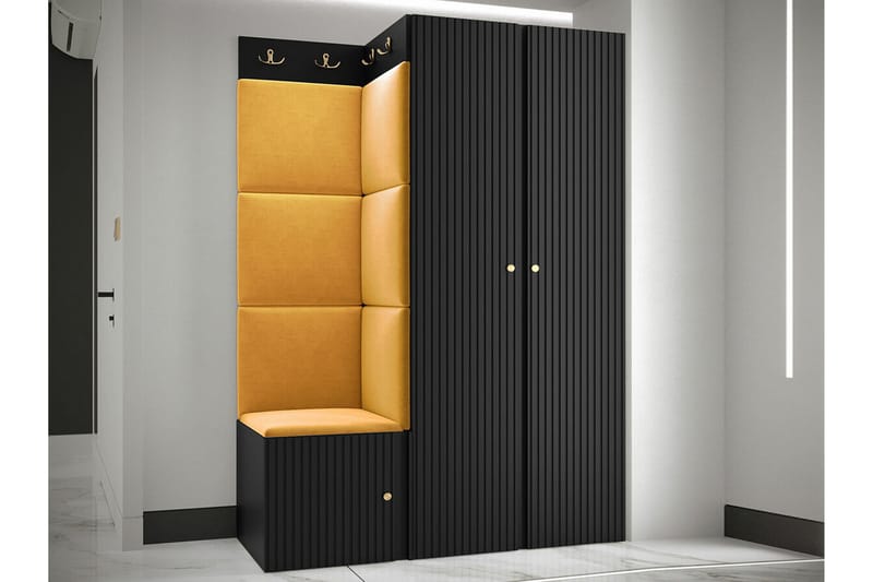 Dunvegan Highboard - Svart - Förvaring - Skåp - Förvaringsskåp