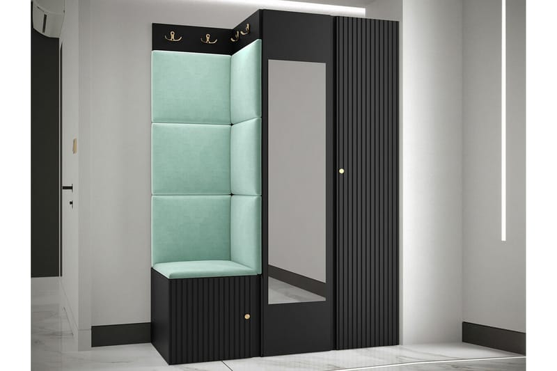 Dunvegan Highboard - Svart - Förvaring - Skåp - Förvaringsskåp