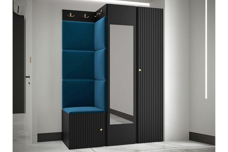 Dunvegan Highboard - Svart - Förvaring - Skåp - Förvaringsskåp