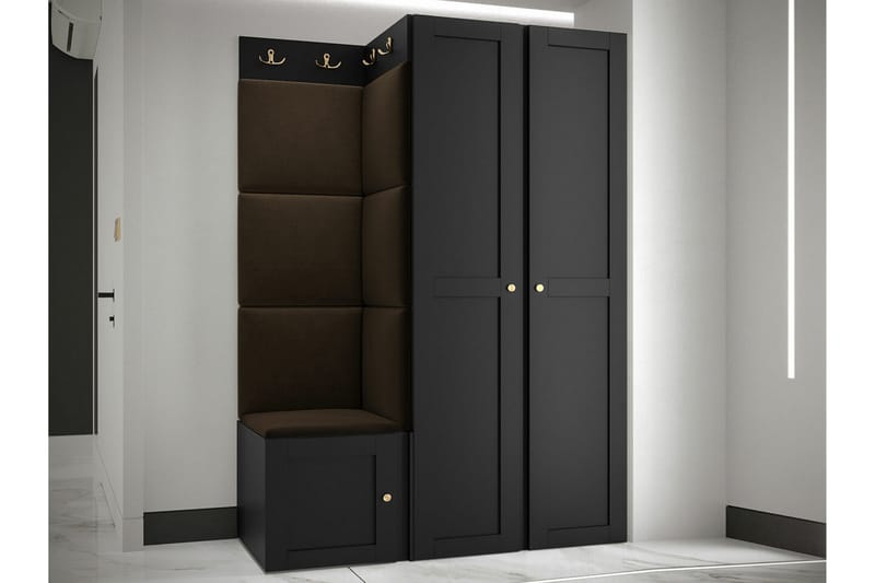 Dunvegan Highboard - Svart - Förvaring - Skåp - Förvaringsskåp