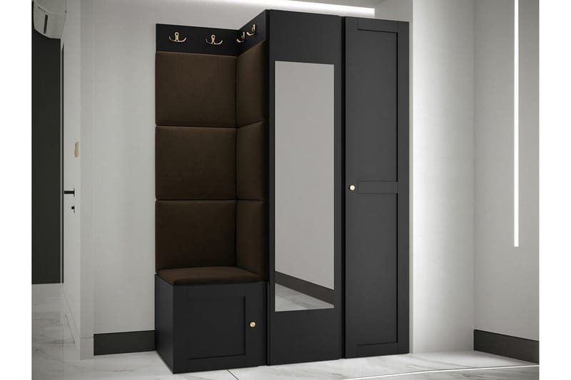 Dunvegan Highboard - Svart - Förvaring - Skåp - Förvaringsskåp