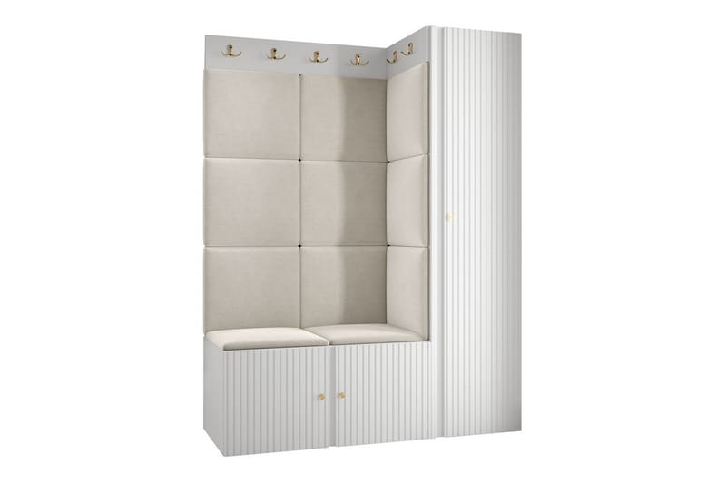Dunvegan Highboard - Vit - Förvaring - Skåp - Förvaringsskåp