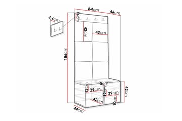 Dunvegan Highboard White - Förvaring - Skåp - Förvaringsskåp