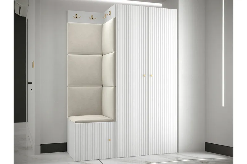 Dunvegan Highboard White - Förvaring - Skåp - Förvaringsskåp