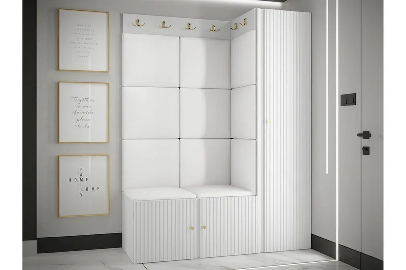 Dunvegan Highboard White - Förvaring - Skåp - Förvaringsskåp