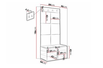 Dunvegan Highboard White - Förvaring - Skåp - Förvaringsskåp