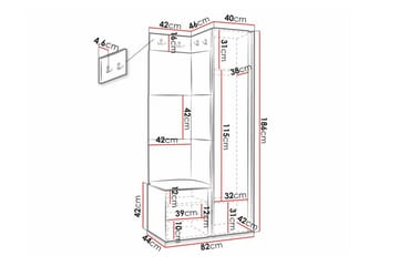 Dunvegan Highboard White - Förvaring - Skåp - Förvaringsskåp