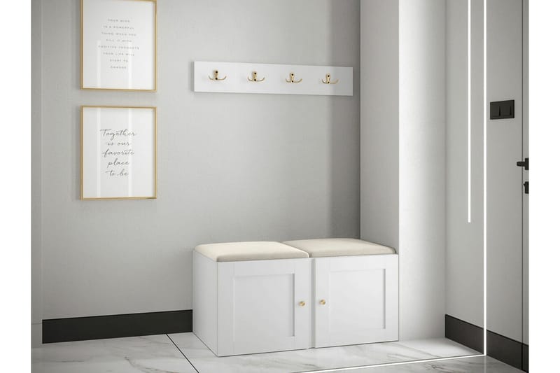 Dunvegan Highboard White - Förvaring - Skåp - Förvaringsskåp