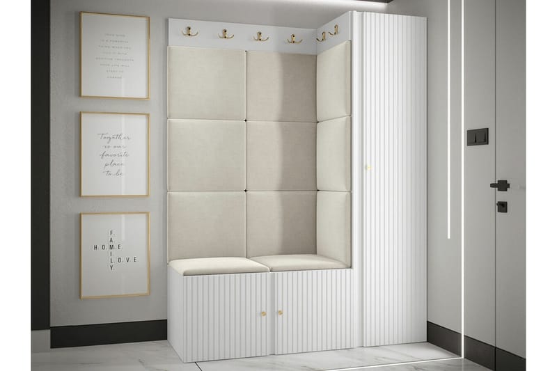 Dunvegan Highboard White - Förvaring - Skåp - Förvaringsskåp