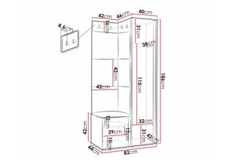 Dunvegan Highboard White - Förvaring - Skåp - Förvaringsskåp