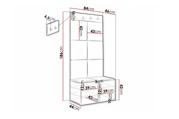 Dunvegan Highboard White - Förvaring - Skåp - Förvaringsskåp
