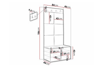 Dunvegan Highboard White - Förvaring - Skåp - Förvaringsskåp